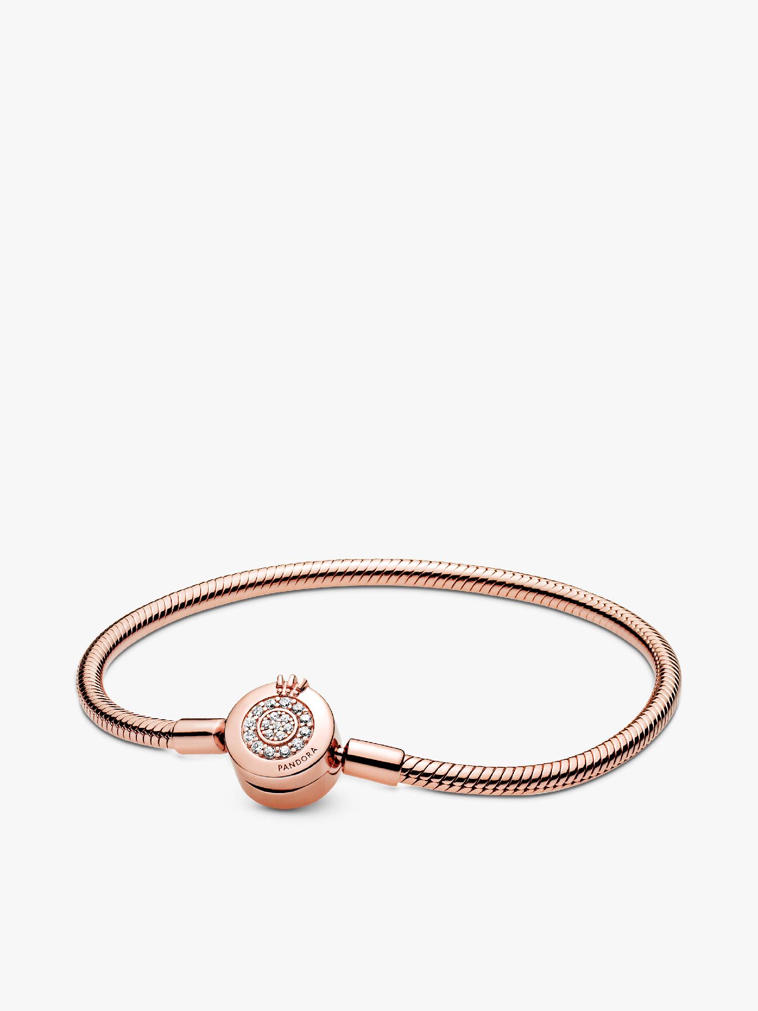 Brazalete de cadena de serpiente Corona O resplandeciente