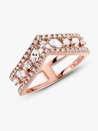 Anillo Doble Deseo Brillante