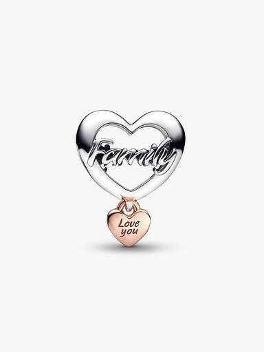 Charm Corazón de familia Te amo