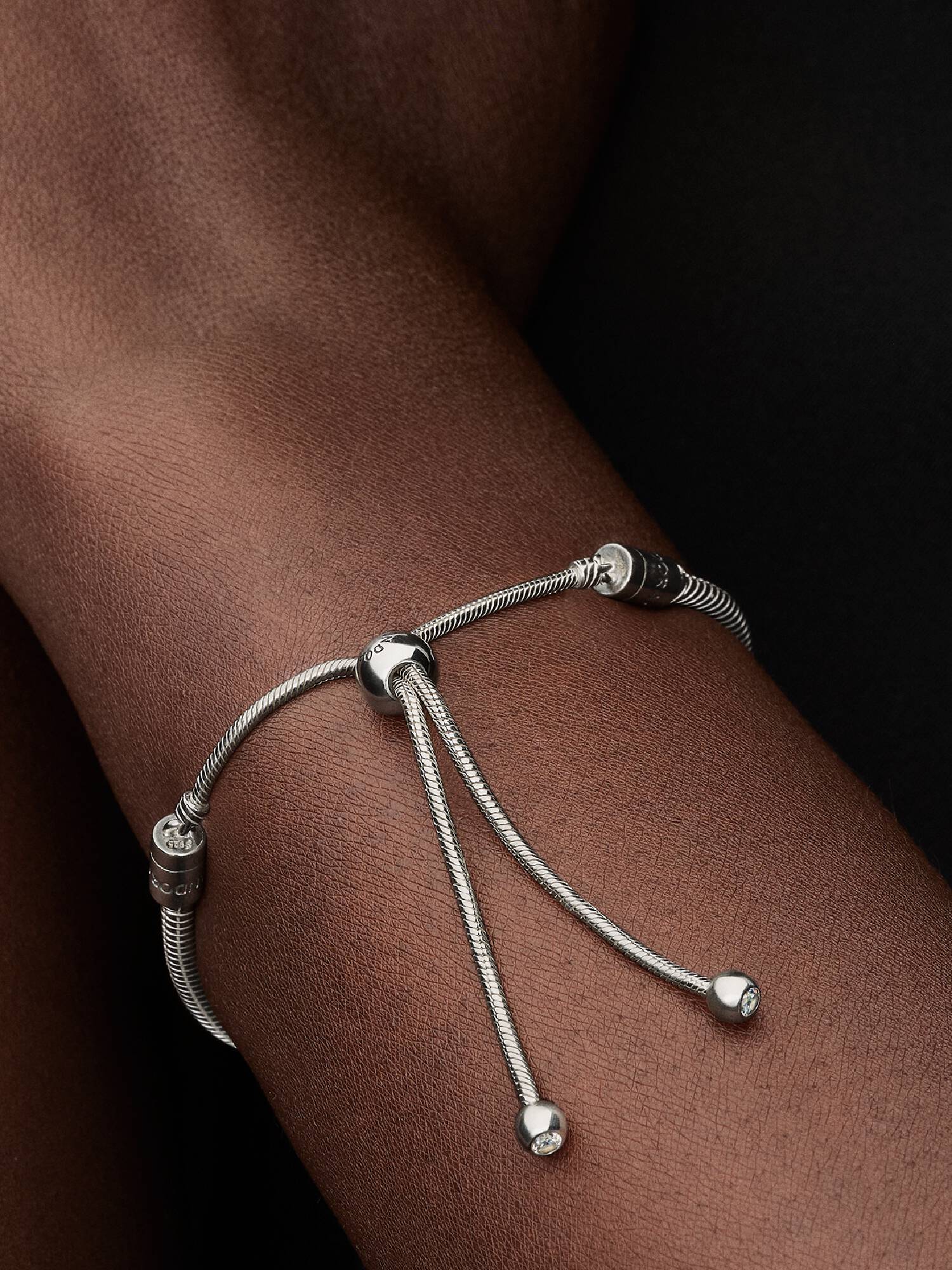 Brazalete deslizante cadena de serpiente