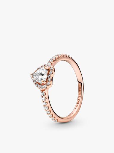 Set de anillos apilables Rosas del corazón