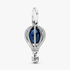 Charm de viaje Globo aerostático azul Charm de viaje Globo aerostático azul