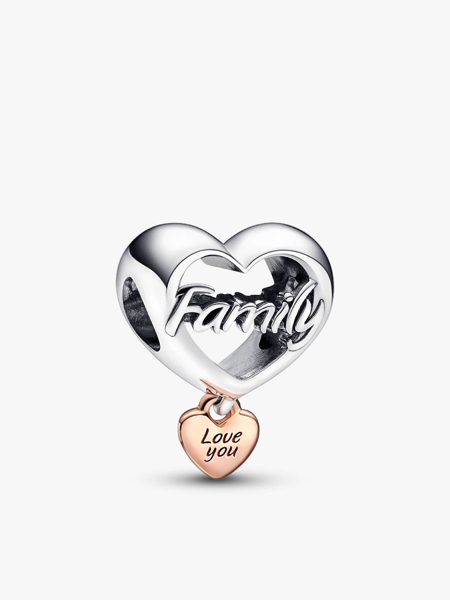 Charm Corazón de familia Te amo