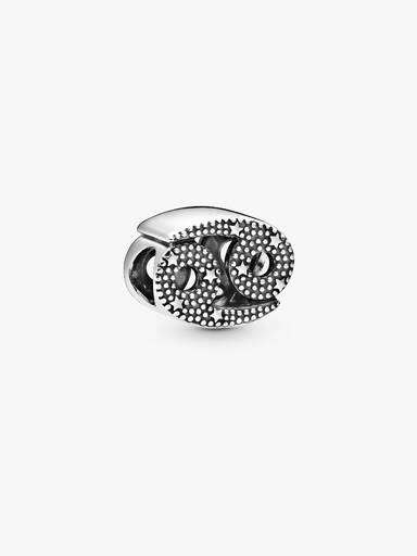 Charm del zodíaco Cáncer resplandeciente