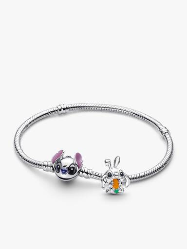 Set de Brazalete con Charm Disney Stitch Conejito de Pascua
