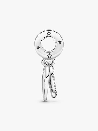 Charm colgante Gatos y corazones