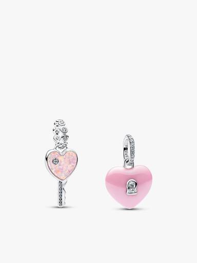 Dúo de colgantes «La llave de mi corazón»