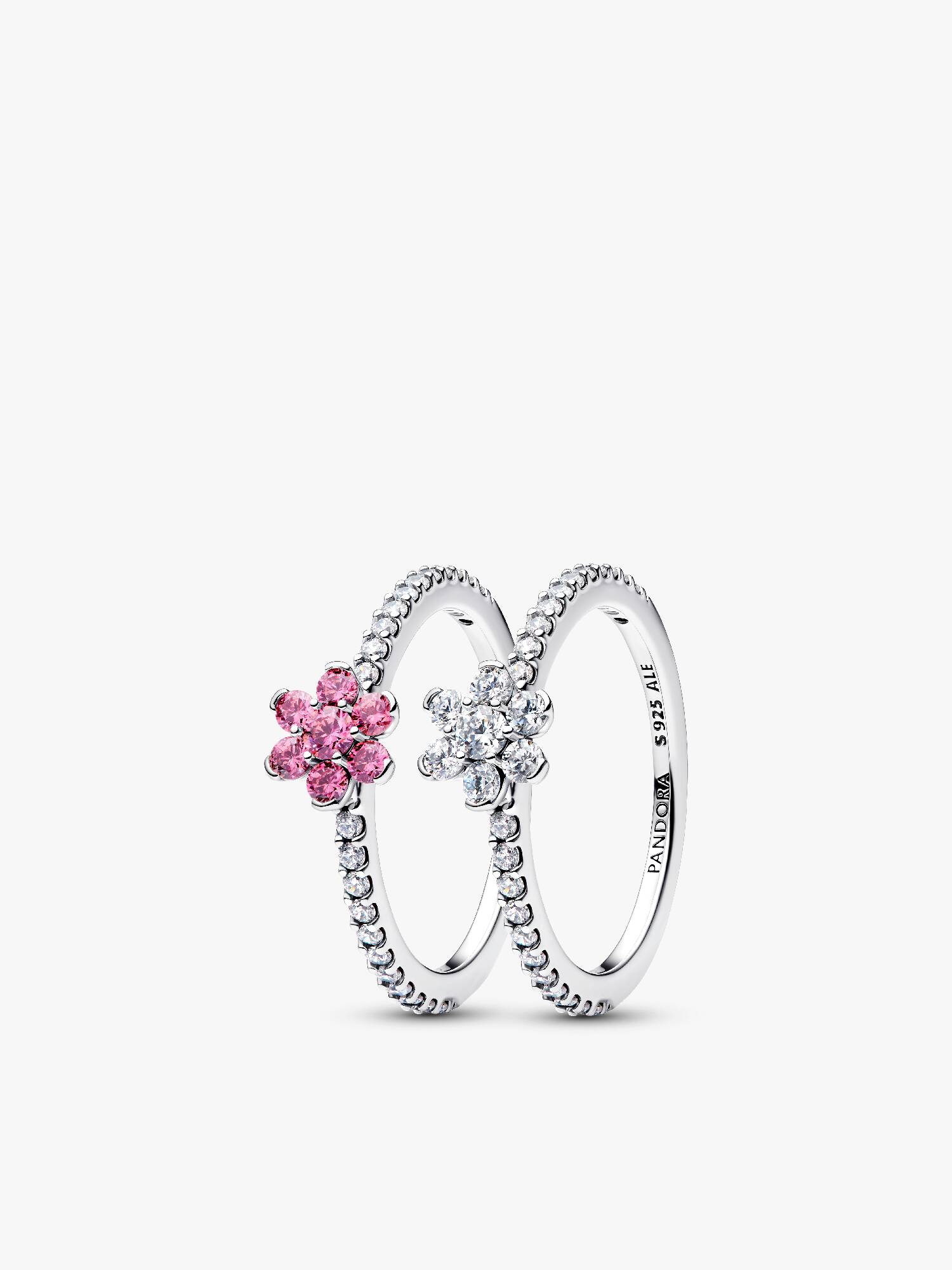 Set de Anillos Amistad en Flor