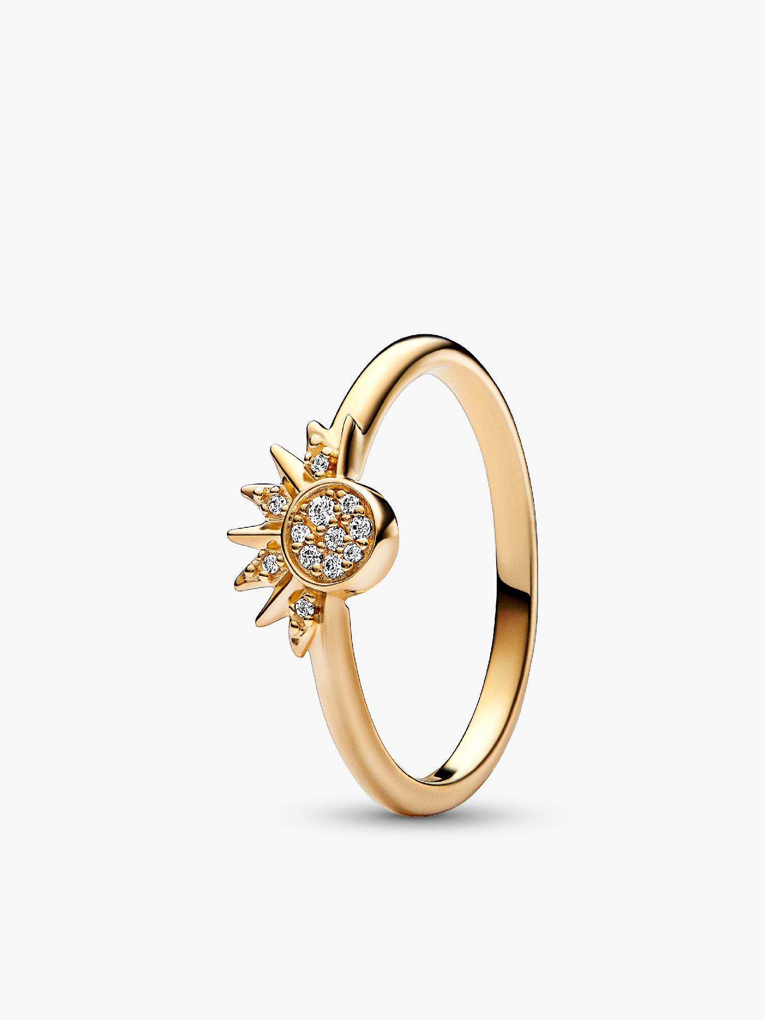 Anillo Sol Celestial reluciente