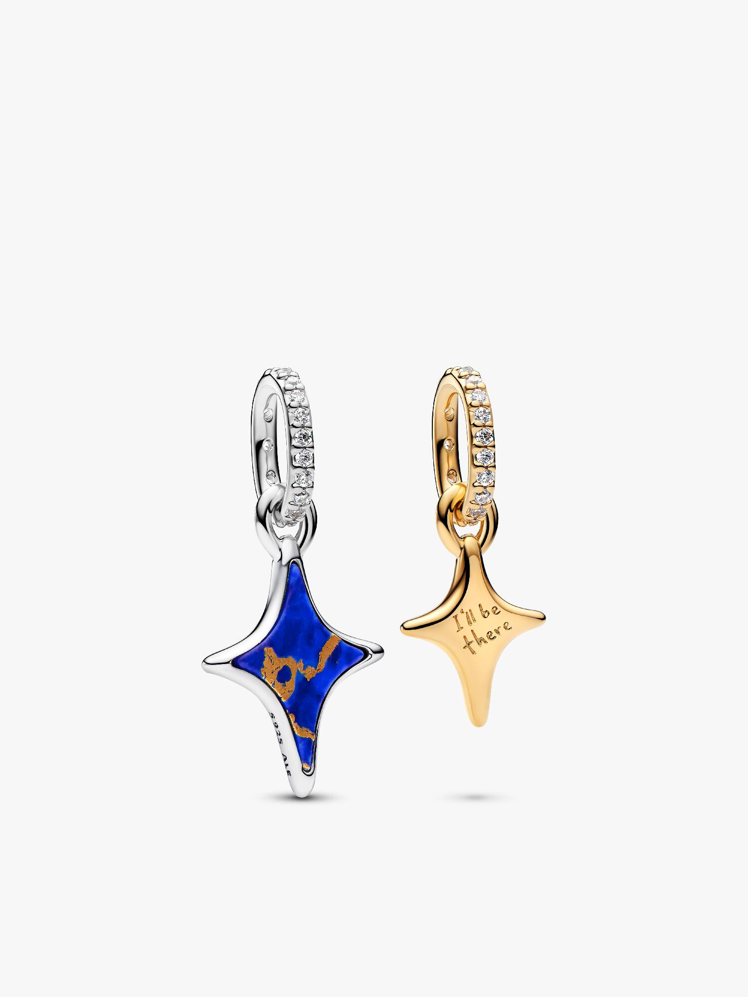 Charm Colgante Doble Divisible Estrellas 