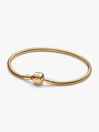 Brazalete cadena de serpiente con broche de barril