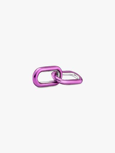 Eslabón de estilo doble morado impactante Pandora ME