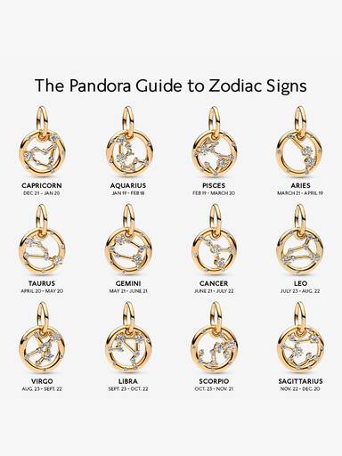 Charm colgante del signo zodiacal Virgo