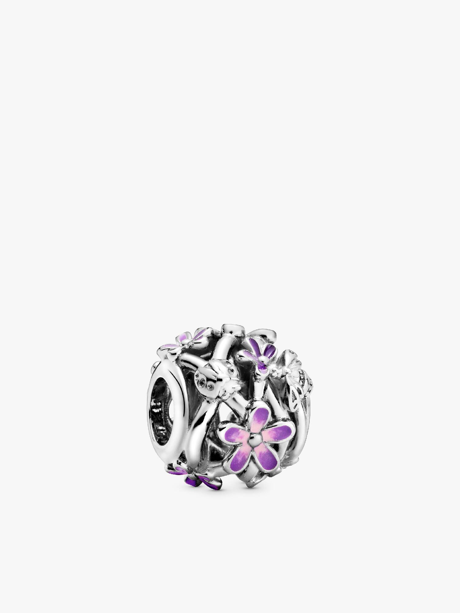 Charm calado Margarita morada