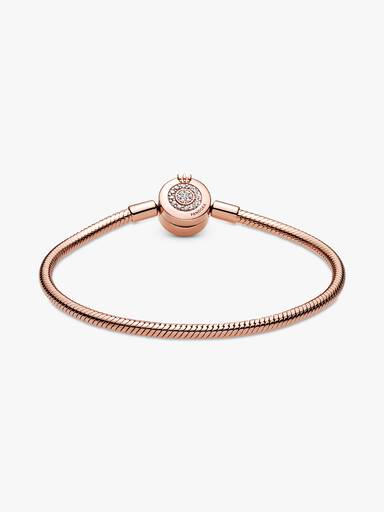 Brazalete de cadena de serpiente Corona O resplandeciente