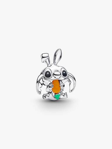 Charm Stitch de Disney con disfraz de Conejo de Pascua