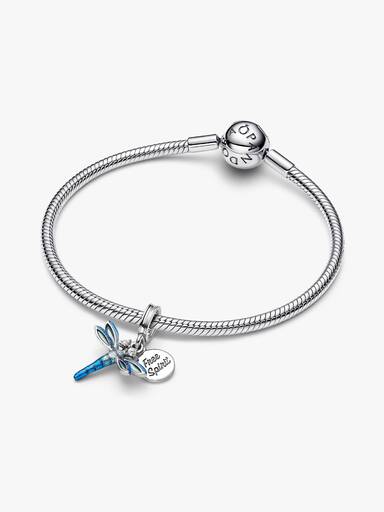 Charm colgante doble Libélula