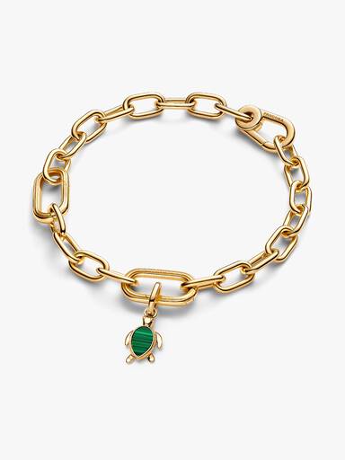 Mini charm colgante Tortuga verde