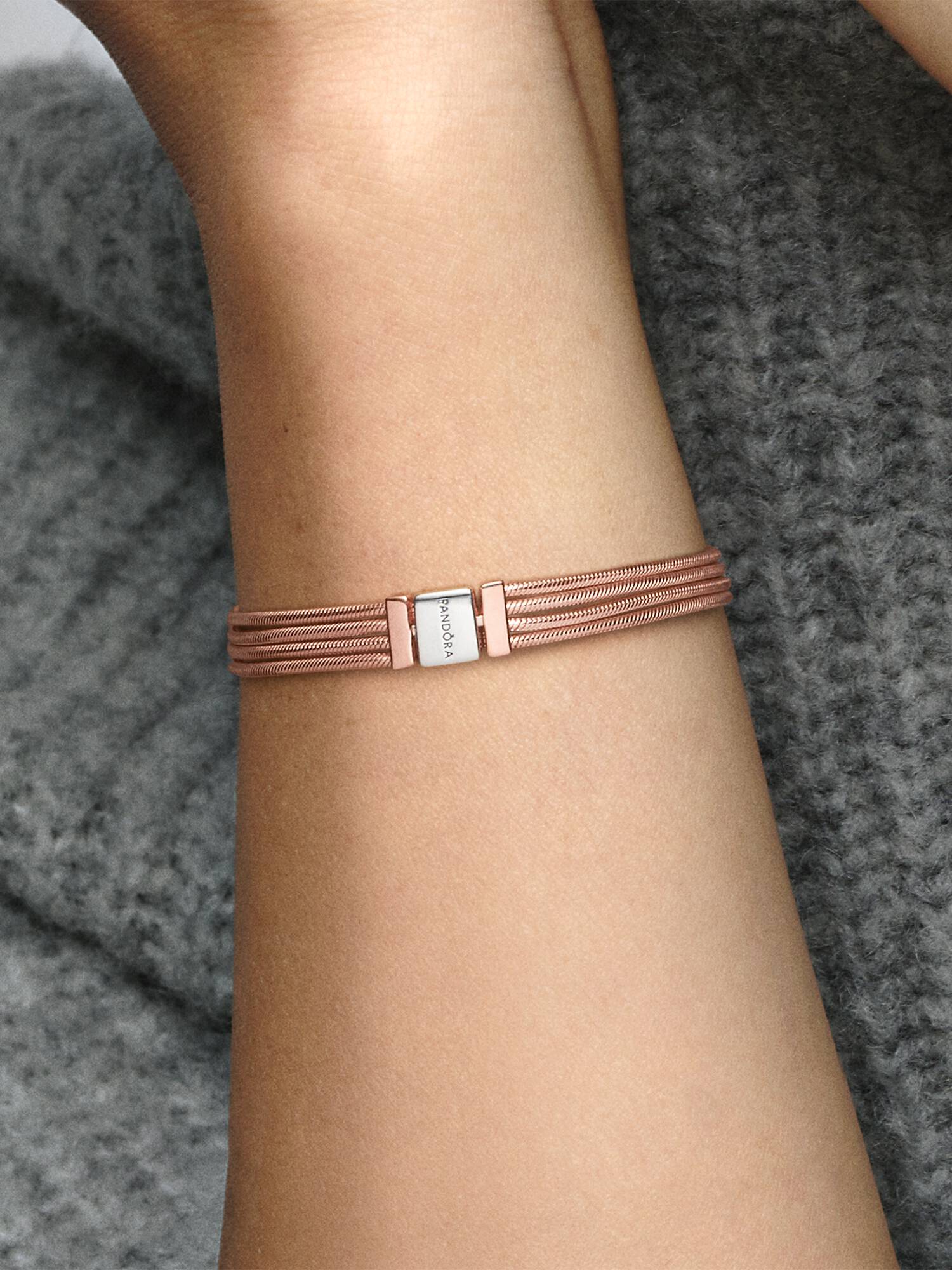 Brazalete de múltiples cadenas de serpiente Pandora Reflexions