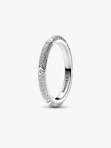 Anillo Textura y Gemas
