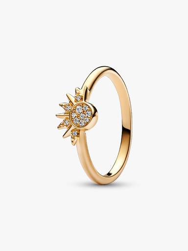 Anillo Sol Celestial reluciente