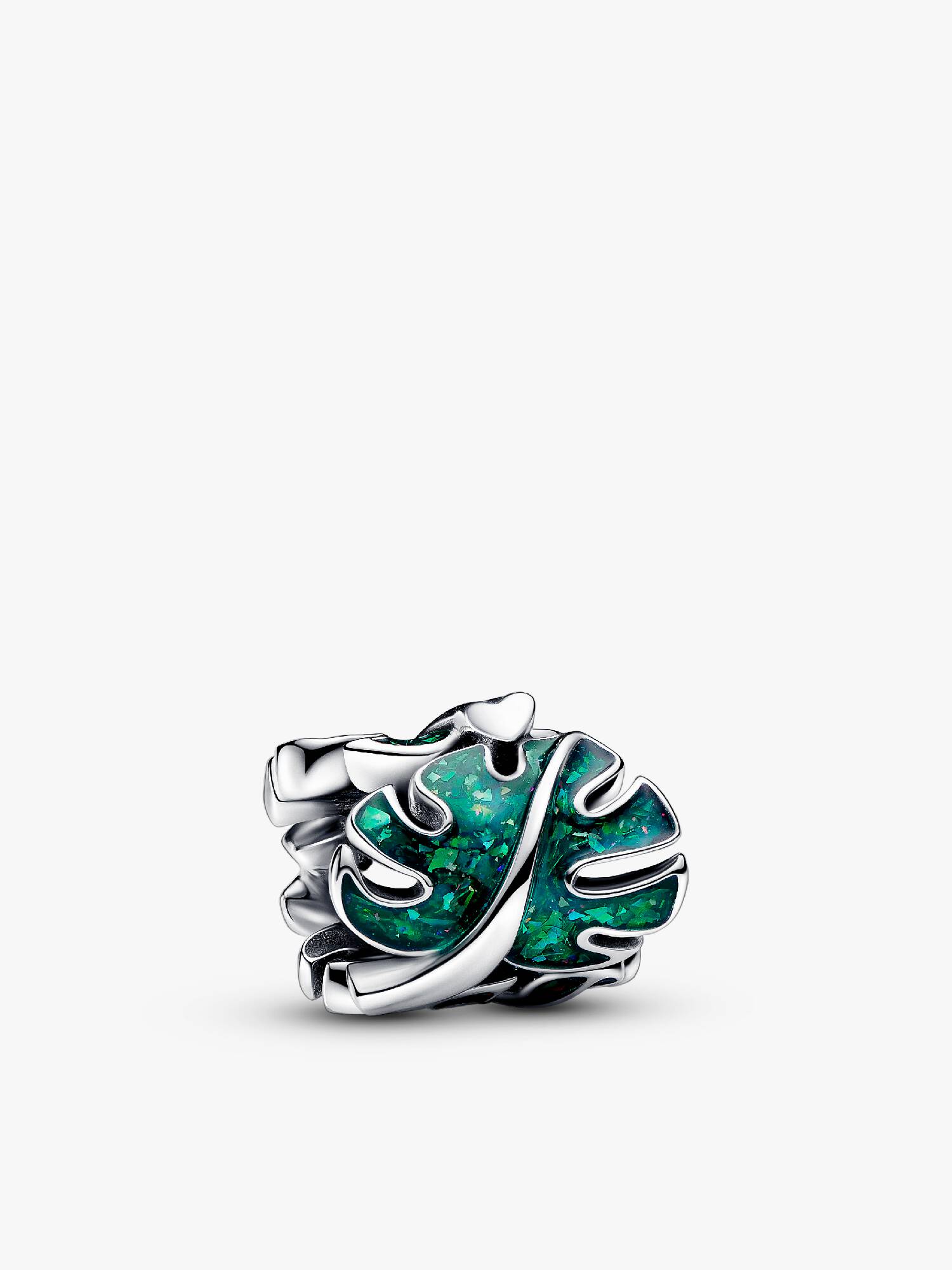 Charm Hojas de Monstera Verde