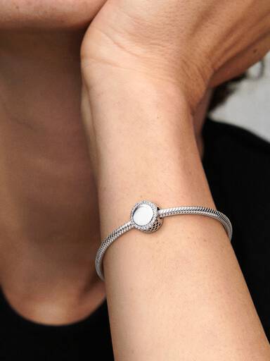Charm Redondo Plateado