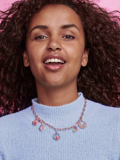 Collar de cadena de eslabones pequeños de Pandora ME