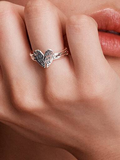 Anillo divisible "Los amigos no mienten" de Stranger Things