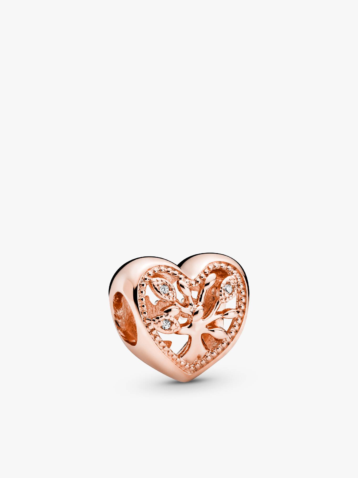 Charm corazón calado Árbol de familia