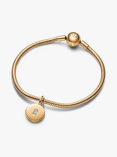 Charm Colgante Medallón Amor grabable que se puede abrir