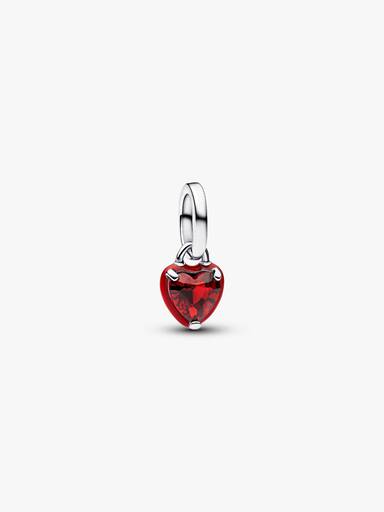 Charm Mini Colgante Corazón chakra rojo