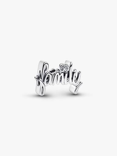 Charm Familia escrito a mano