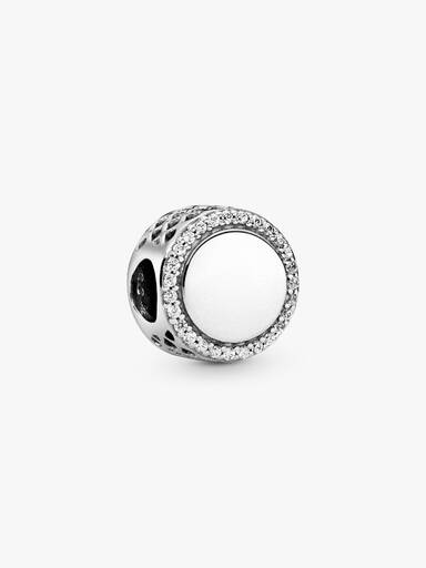Charm Redondo Plateado