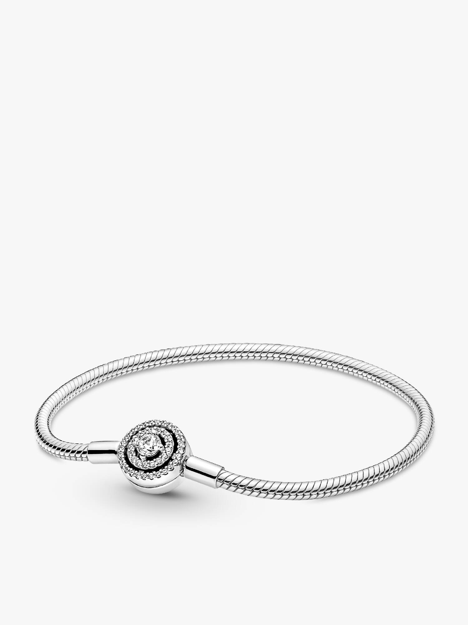 Brazalete Cadena de Serpiente con Halo