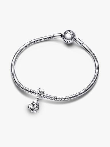 Charm Colgante Rosa en Flor