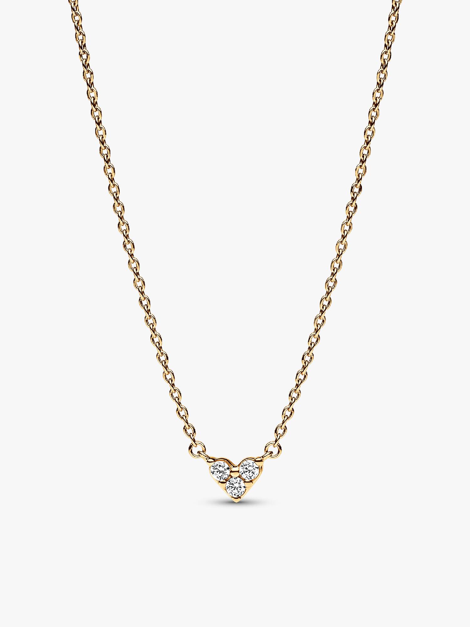 Collar Collier Corazón Triple Gema