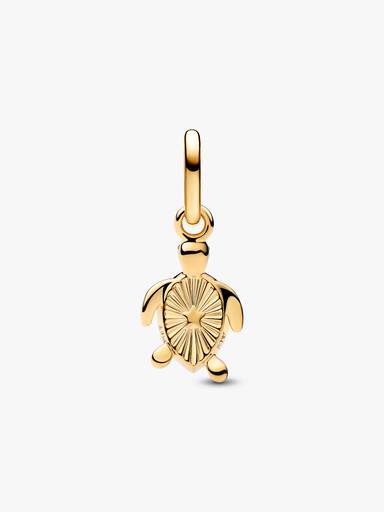 Mini charm colgante Tortuga verde