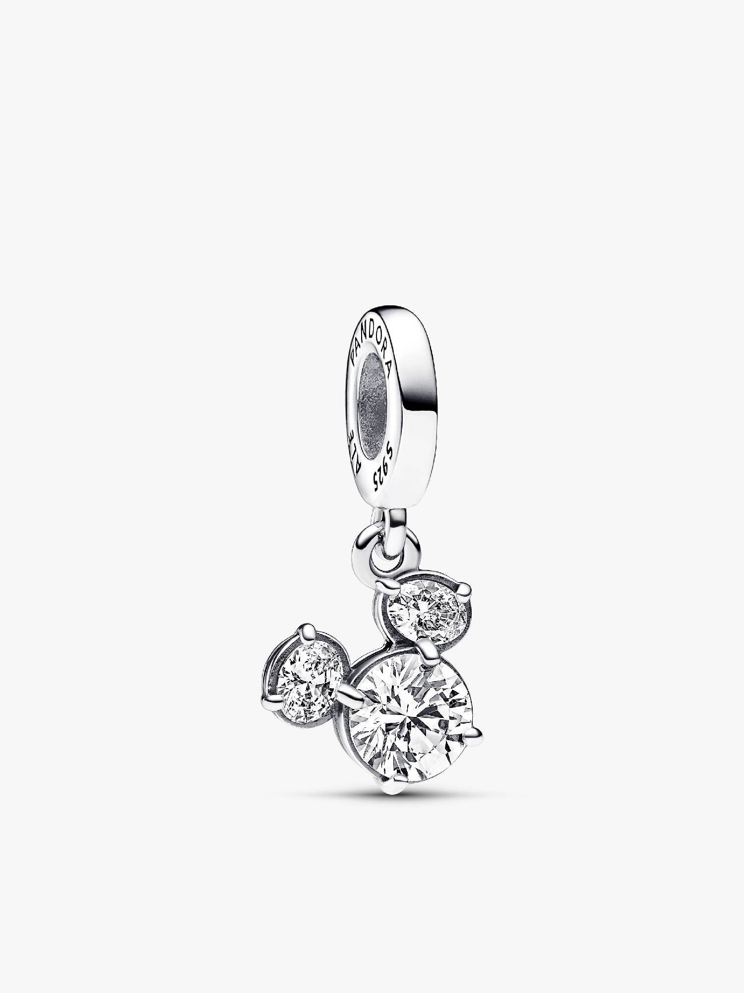 Charm Colgante Silueta Cabeza Brillante de Mickey Mouse de Disney
