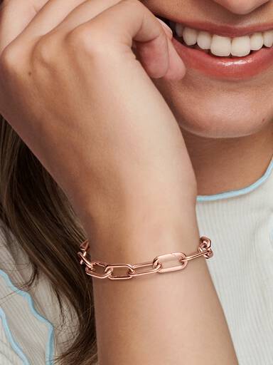 Brazalete de cadena de eslabones medianos Pandora ME