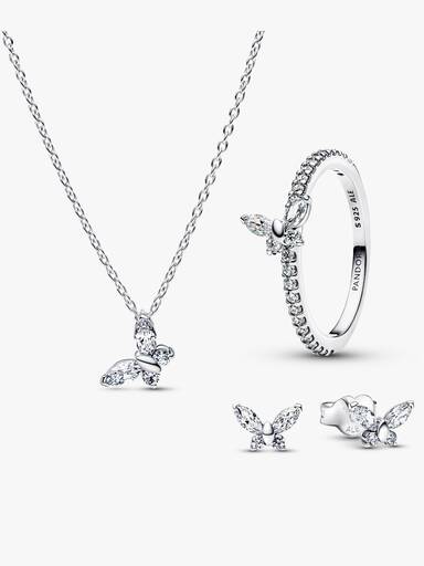 Set de Joyería Mariposa Brillante