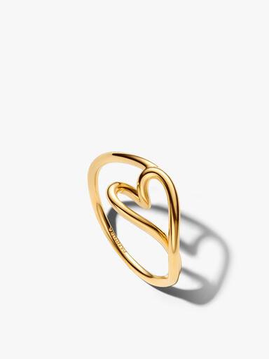 Set de anillos de amistad Corazón Delicado
