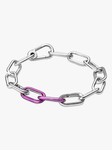 Eslabón de estilo doble morado impactante Pandora ME