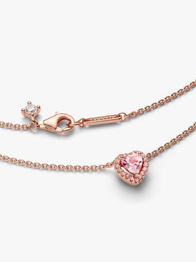 Collar Corazón Rosa