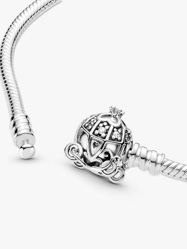 Brazalete Pandora Moments con broche de carroza en forma de calabaza de Cenicienta de Disney