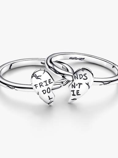 Anillo divisible "Los amigos no mienten" de Stranger Things