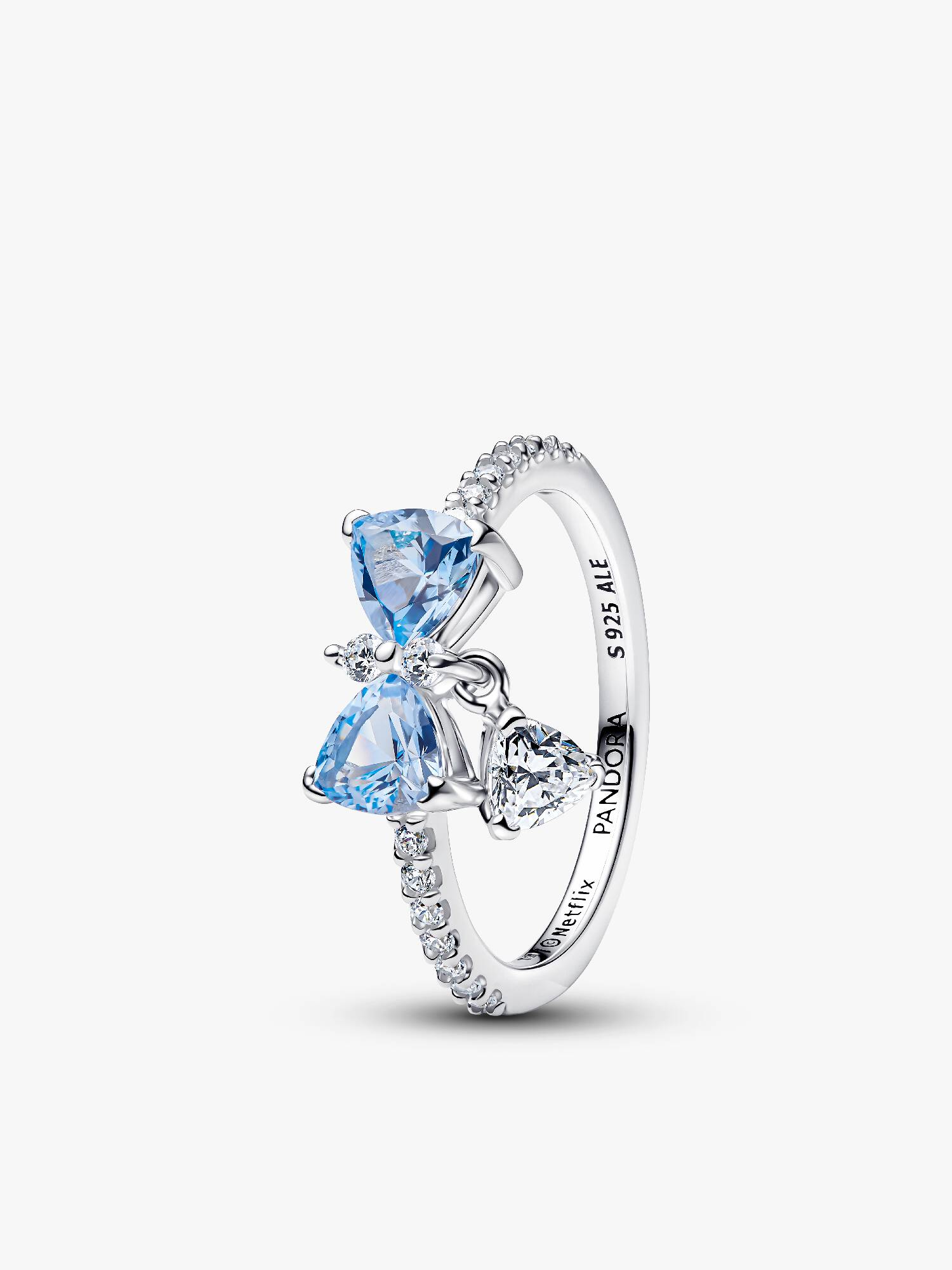 Anillo lazo azul de Bridgerton