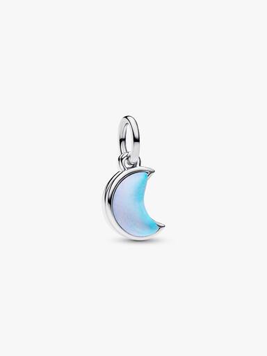 Charm colgante doble Luna creciente
