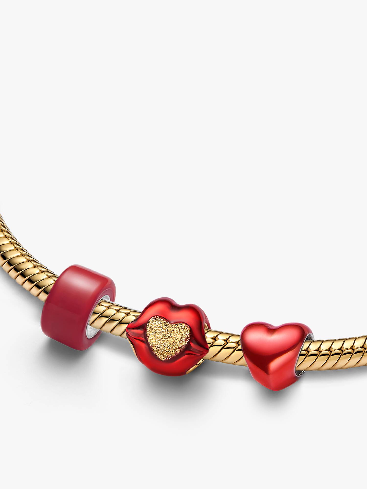 Set de Regalo de Mini Charms Amor en Rojo