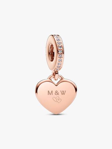 Charm colgante Corazón grabable